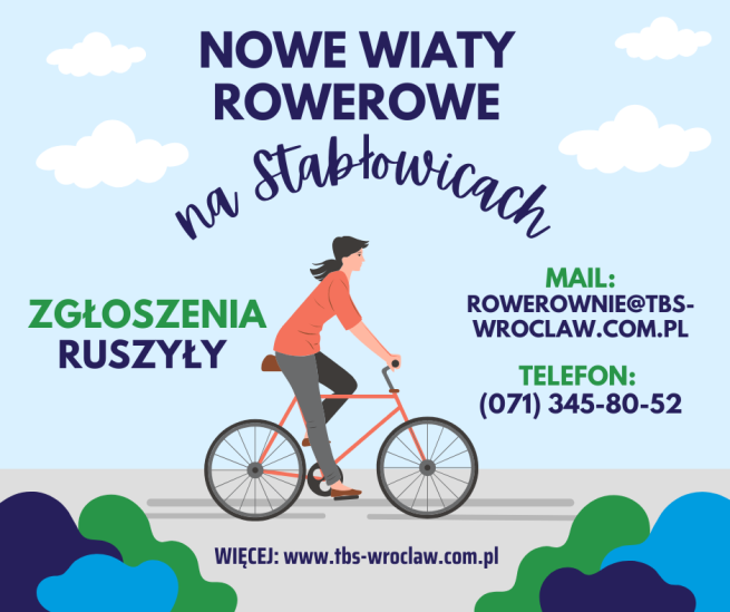 Nowe możliwości dla rowerzystów na Stabłowicach! Wynajmij miejsce  w naszych nowych wiatach rowerowych