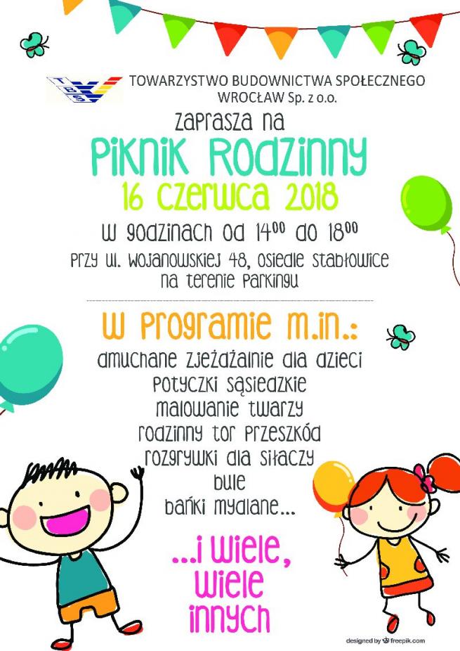Piknik Rodzinny 16 czerwca 2018r