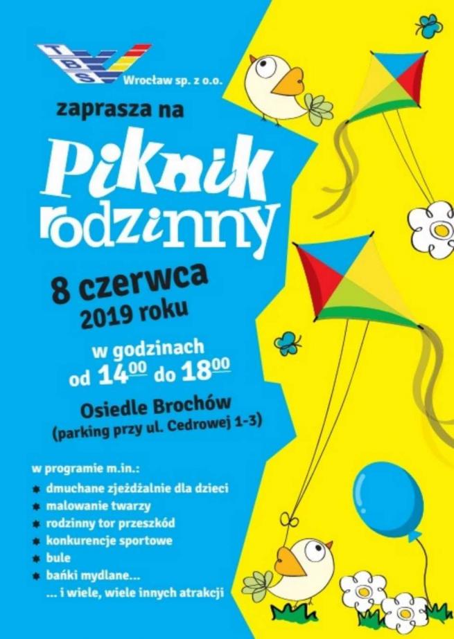 Piknik Rodzinny 8 czerwca 2019r.
