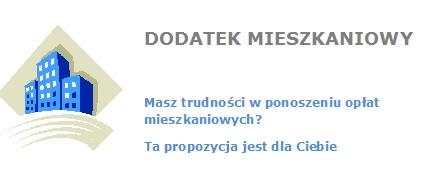 DODATEK MIESZKANIOWY