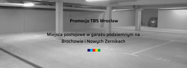 Promocja! Bezpieczne miejsca parkingowe od TBS Wrocław w dobrej cenie
