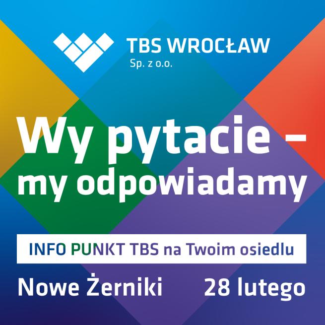 Porozmawiajmy o TBS! INFO-punkt TBS na Nowych Żernikach