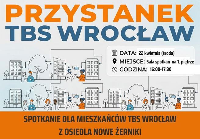 Zapraszamy mieszkańców do rozmów w ramach serii spotkań Przystanek TBS Wrocław!