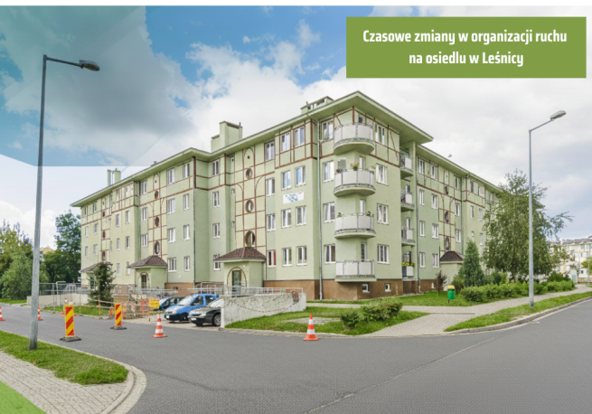 Prace drogowe na osiedlu Leśnica – utrudnienia w ruchu i parkowaniu
