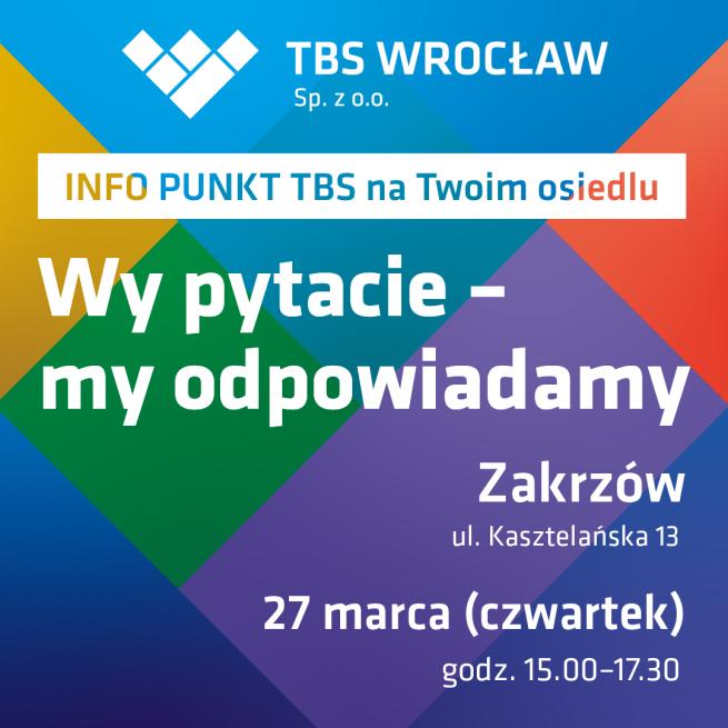 „INFO Punkt TBS” na Twoim osiedlu