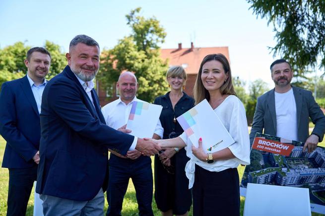 Nowe przedszkole, biblioteka i 200 mieszkań na tani wynajem na Brochowie. Rusza jedna z największych inwestycji TBS Wrocław