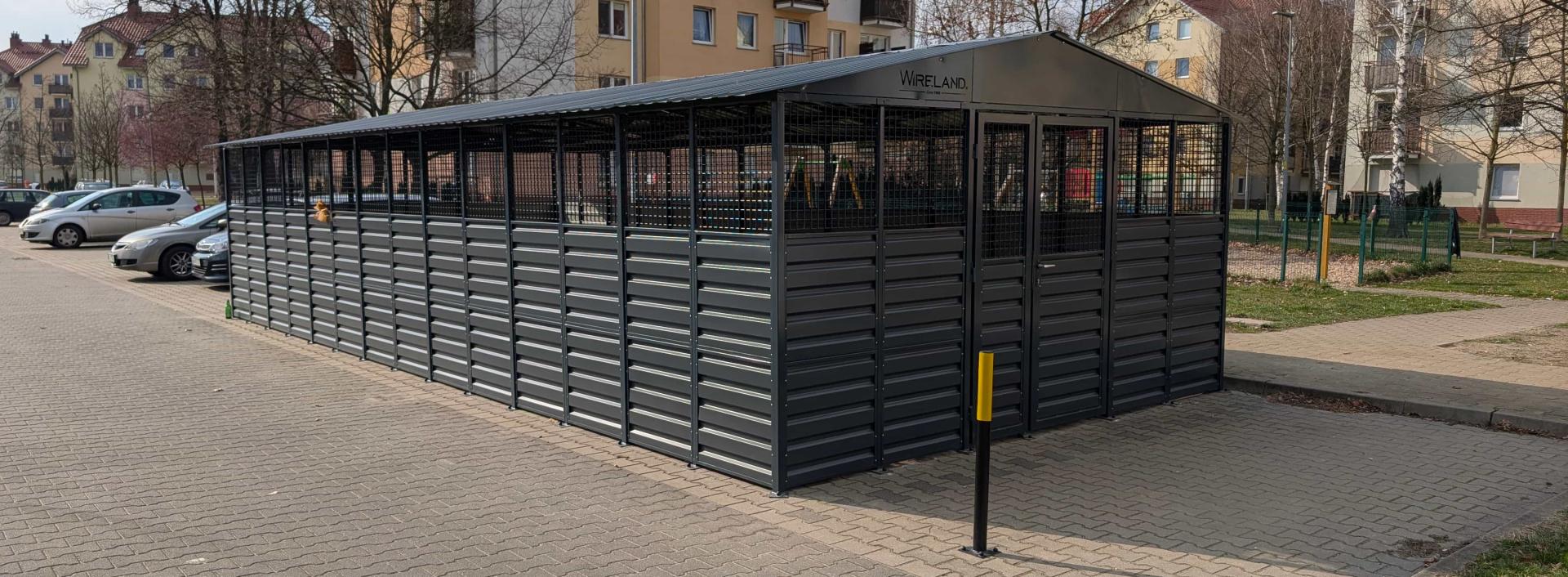 Wynajmij miejsce w naszych nowych wiatach rowerowych